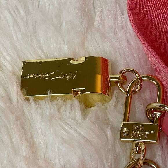 Betsey Johnson XOTOSS Football Shaped Shoulder Crossbody Bag Game Day Purse - Picture 9 of 11